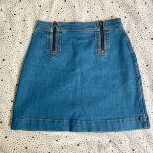 Pilcro and Letterspace Anthropologie Denim Skirt